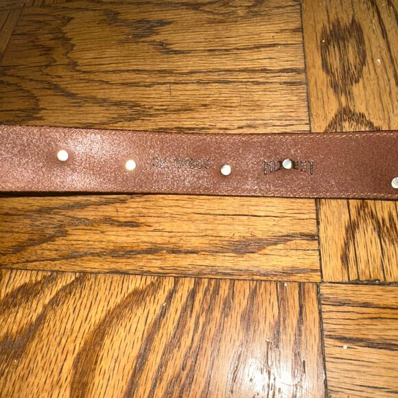 Honest by Brighton Brown Leather Belt Vintage, Endangered Species main image 7